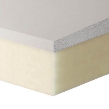 Gypsotherm gipsplaat met isolatie 2,6x1,2m x 12,5mm + 120mm