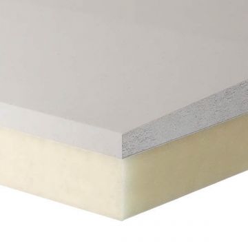 Gypsotherm gipsplaat met isolatie 2,6 x 1,2m x 12,5mm + 50mm